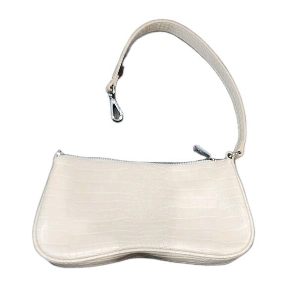 JW PEI Ivory Croc Eva Shoulder Handbag - Picture 4 of 9